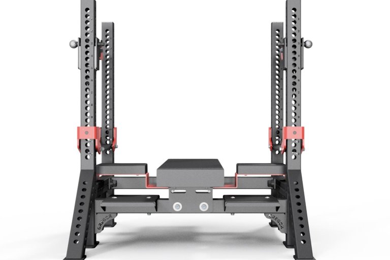 Podpěra floor press PSS‑1 — proměňte bench lavici na bezpečný a komfortní floor press stanoviště