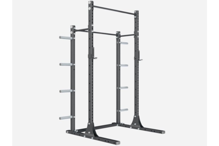 Stojan na dřepy s držákem na kotouče