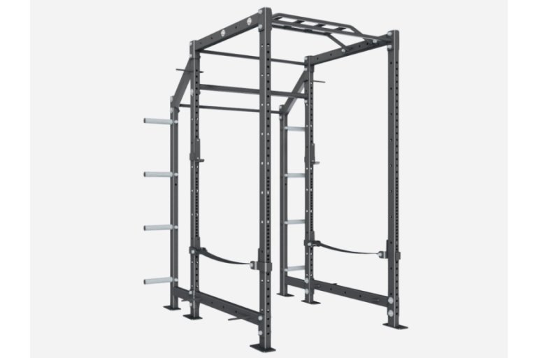 Posilovací klec s držákem na kotouče