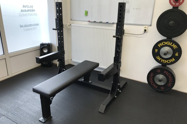 Power rack bench