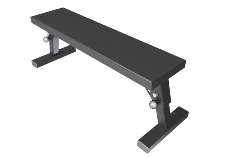 Posilovací lavice rovná sklopná